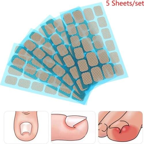 1/5 Sheets Ingrown Toenail Corrector Sticker Paronychia Treatment Fixer Recover Corrector Pedicure Foot Toe Nail Patches