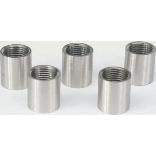 LOT 5 1/2" BSP Female Thread 304 Stainless Steel Pipe Fitting Full Socket Round Connector for water oil air