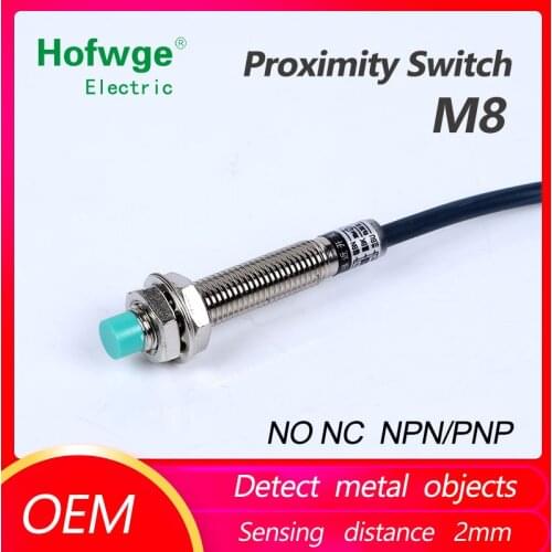 LJA8M-2N1 New Inductive Proximity Sensor Detection Switch NPN DC6-36V LJ8A3-4-Z/BX