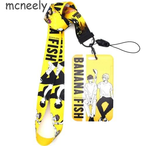 Cartoon ID Credit Bank Card Holder Student Bus Card Case Lanyard Child Visit Door Identity Badge Card Cover Hand Rope Detachable