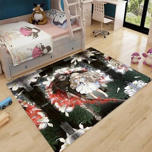The Lily of The End: Redemption Pattern of Knights Floor Mat Rugs Decor Living Room Bedroom Kids Play Carpet Foot Pad Bathroom