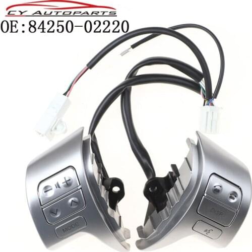 New Silver Color High Quality Steering Wheel Switch For Toyota 84250-02220 8425002220