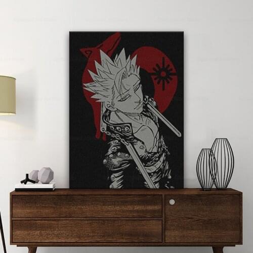 The Fox Sin Ban Nanatsu No Taizai Anime Poster Seven Deadly Sins Canvas Wall Art Decoration Prints for Home Decor Painting