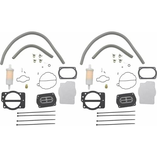 2 PACK 11060-3758 Carburetor Rebuild Kit for Kawasaki Keihin CDKCV with Base Gasket 15-002 900 1100 1200 STX R ZXI Ultra STX R