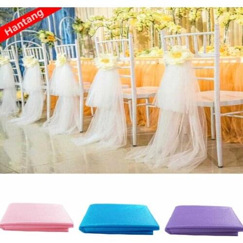 Tulle Roll 48/72cm*10m Romantic Snow Yarn Wedding Arches Organza Fabric Gauze Element Wedding Party Room Decoration Supplies 7z