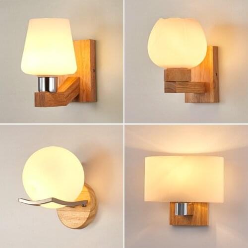 Nordice modern stone crystal wall sconce lighting iron wood bedroom aisle luminaria de parede bedroom lamp wall lamp