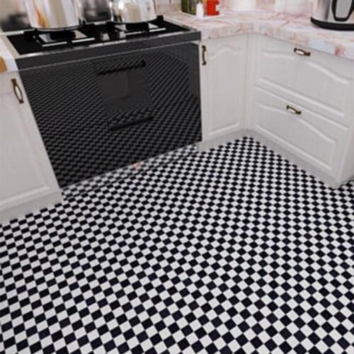 Bathroom Waterproof Stickers Toilet Floor Tiles Stickers Ugly Tiles Kitchen Floor Stickers Self-Adhesive Thick Wear-Resistant no