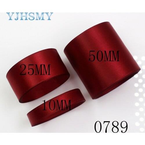 YJHSMY 184061 ,10/25/50 mm 10 yards Solid color printed Polyester ribbon,Clothing accessories,DIY jewelry wedding package