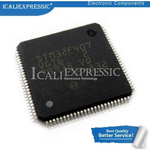 1PCS STM32F407VGT6 32F407VGT6 STM32F407 TQFP-100 In Stock