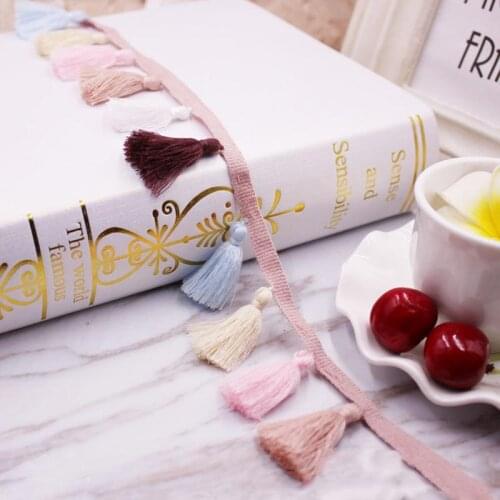 10yards/lot lace tassel Ribbon cotton tassels trimming fringes for sewing bed sheet clothes curtains DIY accessories decoration