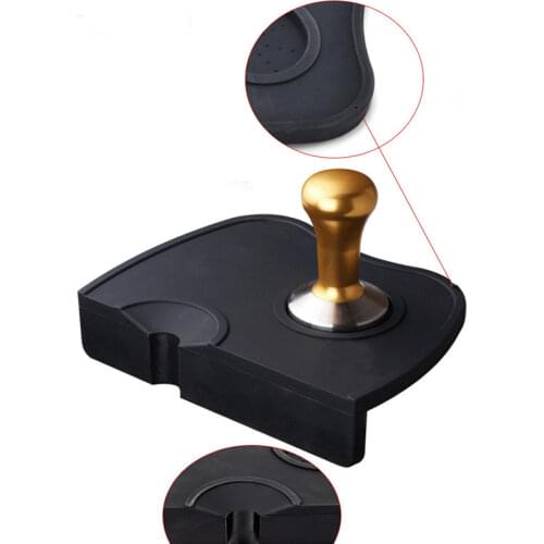 17.5x12.5x3.3cm High Quality Espresso Coffee tamper mat Silicon corner mat Coffee Maker Tamper Mat (no coffee tamper)