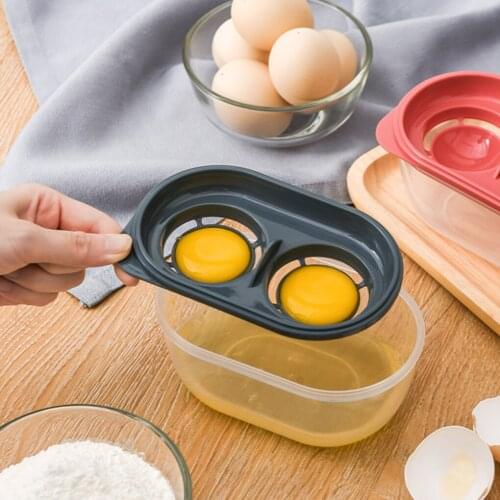 3 Colors Egg Separator White Yolk Sifting Home Kitchen Chef Dining Cooking Gadget Kitchen Egg Tools Egg White Separator