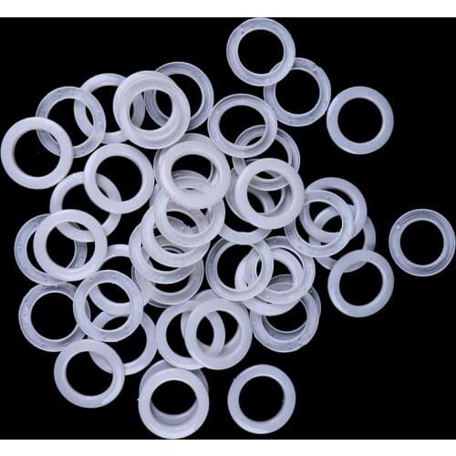 30pcs Round Curtain Eyelet Ring Clips Grommet For Curtain Rings Canvas Bag Parts Accessories Inner Size 43mm