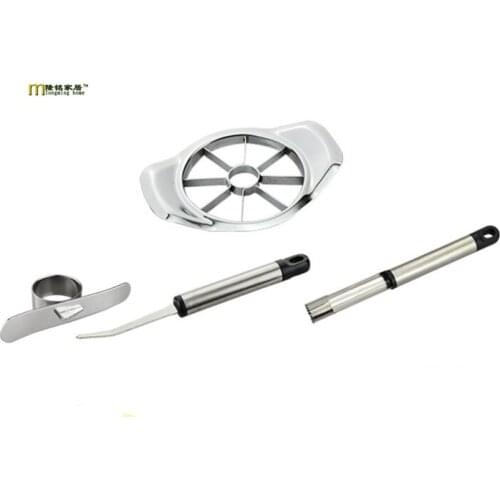 4pcs/lot Stainless Steel Fruit Orange Peeler Opening Device for Grapefruit Knife Apple Cutter Apple Core LB 080