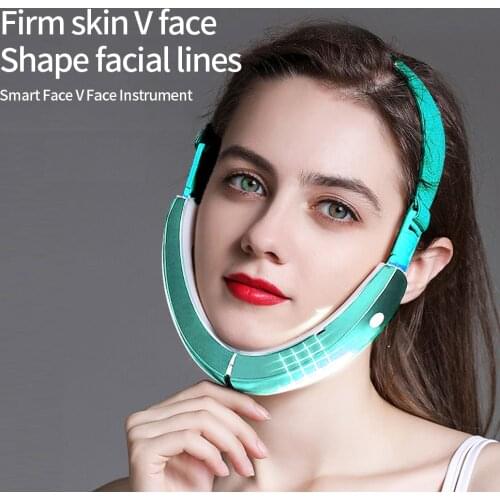 Electric Face Lifting Belt Microcurrent Facial Massager Anti Wrinkle Tighten Facial Shaping LED Photon Therapy Skin Care Device