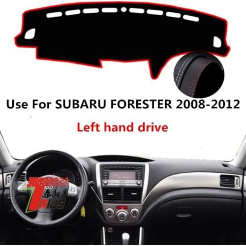 TAIJS Factory Protective Leather Car Dashboard Cover For SUBARU Forester 2008 2009 2010 2011 2012 Left hand drive