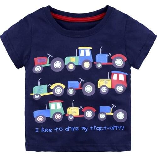 Summer Baby Boys T Shirts Children Tee Shirts Newest t-shirt Kids Top Cotton Sweatshirt Outfit Boy Singlet Jersey Soft 1-6T