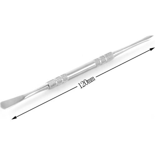 1Pcs Pipe Tool Metal Cleaning Spoon 120mm length Tobacco Smoke paste Smoking Cigarette Grinder Kitchen accessories Cleaner