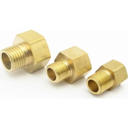 M10 M14 M16 M20 Metric Female To Male Thread Brass Pipe Fitting Adapter Coupler Connector For Fuel Gas Water