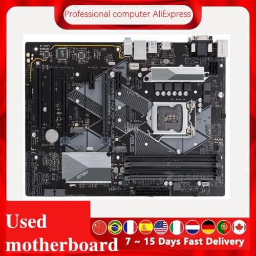 For Asus PRIME H370-PLUS Original Used Desktop Intel H370 H370M DDR4 Motherboard LGA 1151 i7/i5/i3 USB3.0 SATA3