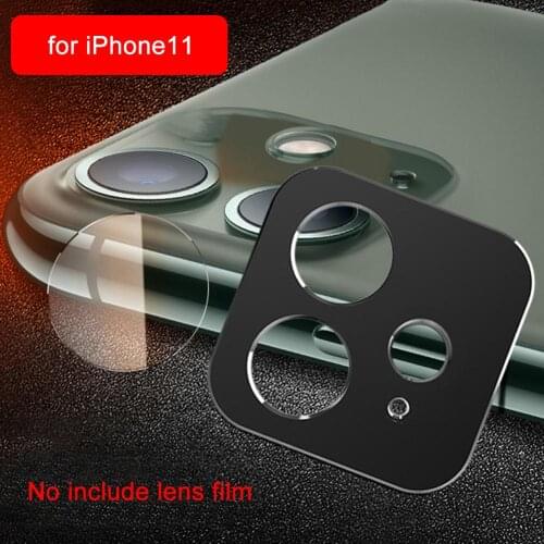 Metal Protective Ring Anti-scratch Phone Back Camera Lens Protective Cover for iPhone 11 Pro Max Phone Lens Protective Cover