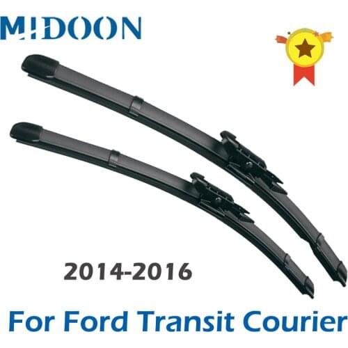 MIDOON Wiper Blades for Ford Transit Courier Fit Pinch Tab Arms 2014 2015 2016