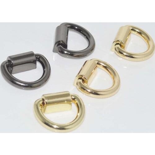 Bag Side Clip Buckles Screw D Ring Handbag Chain Handles Connector Bag Strap Belt Hanger DIY Hardware Accessories