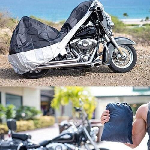 Universal Motorcycle Cover Outdoor Cloth UV Protector Prevent Waterproof Dustproof Bike Motorbike Scooter All Season A8R4