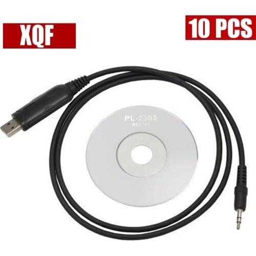 XQF 10PCS USB Programming Cable For ICOM Radio IC-F22 IC-V8 OPC-478 Radio