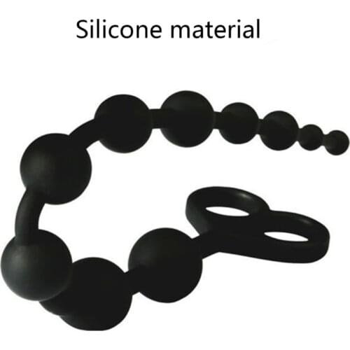 Masturbating Beads Butt Plug Silicone Waterproof Women Manual Stimulation Adult Sex Toy for Lesbian Couples Pleasure