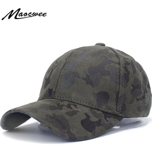 Camouflage Baseball Cap For Women And Men Spring Summer Outdoor Snapback Sun Hat Cadet Casquette Baseball Caps Suede Dad Cap