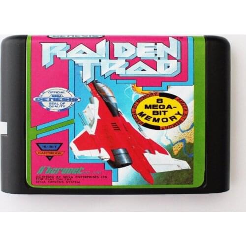 Raiden Trad 16 bit SEGA MD Game Card For Sega Mega Drive For Genesis