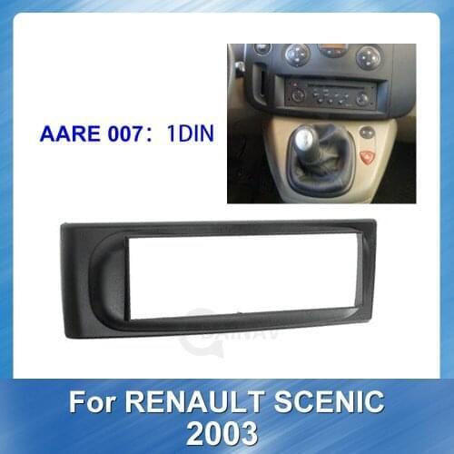 1DIN Car Radio Fascia for Renault Scenic 2003 Car Dash Mount Kit Adapter Trim Facia Panel Surrounded Frame Dashboard Panel