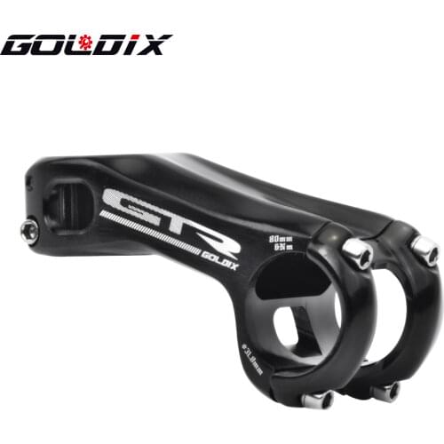 Free shipping GOLDIX GTR CNC mountain road bike handlebar negative 17 degrees 80 90 100MM bike stem next bikes parts bmx stem