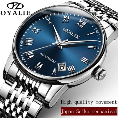 OYALIE Luxury Automatic Watch Men Waterproof Flying Tourbillon Mechanical Watches Mens Self Winding Horloges Mannen Dropship