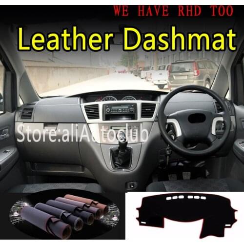 For toyota noah x voxy r60 2001-2007 Leather Dashmat Dashboard Cover Dash Mat Sunshade Carpet Car Styling auto accessories