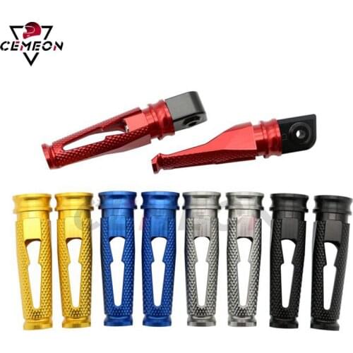 For Yamaha YZF R3 R15 R25 XJ6 FZ-1N FZ-1S FZ-6N FZ-6S FZ6 Motorcycle CNCaluminum rear foot nail small foot pedal passenger pedal