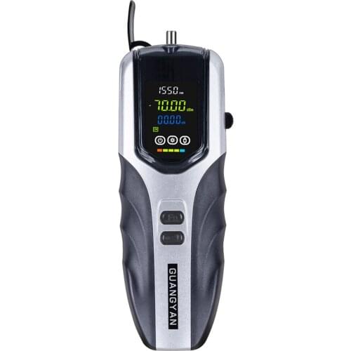G710 LCD Rechargeable Optical Power Meter High Accuracy Optical Fiber Tester Attenuation Detection Instrument 7 Wavelengths