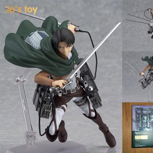 Jos toy Levi Ackerman Attack on Titan Figure Anime Figure Action Toys Gift Doll for Adults Kids