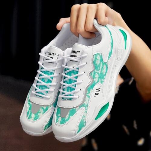 Fashion Man sneakers 2021 mesh trainers man casual shoes Designer sneakers lace up male shoes adult tennis walking shoes