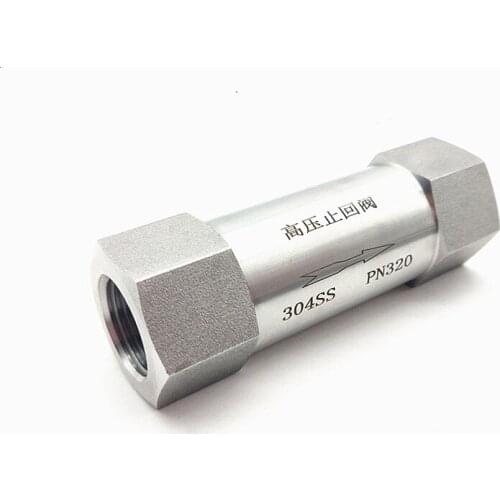 SS304 High Pressure One Way Check Valve Female Thread 1/4" 3/8" 1/2" 3/4" 1" Non Return Inner Wire Check Valve,JO21061