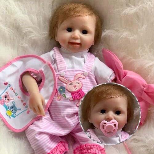Otarddolls Bebe Reborn Dolls 20“ 50cm soft Vinyl Silicone reborn baby doll Cute Girl Toys boneca For Children Birthday Gift