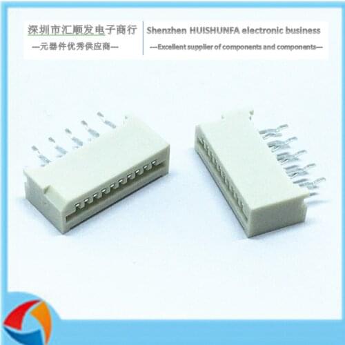 1.25mm Straight Pin FFC Flat Wire Socket Strip Connector FPC Connector 4/5//6/8/10/12/14/16/18/20/22/24/26/28/30P