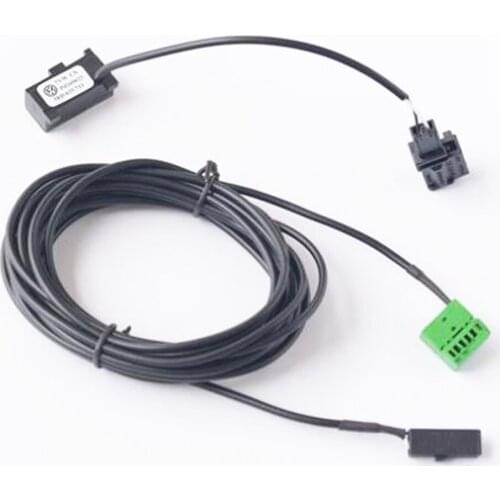 Bluetooth Wire Harness Cables + Microphone For VW RCD510 RNS510 RNS315 CD Player For Skoda Columbus For Seat MediaSystem