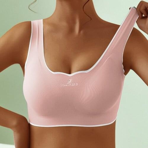 Sexy Seamless Yoga Bra Sports Bra Women Fitness Top Fashion Running Yoga Gym Underwear Female Vest Crop Top Push Up Sport Bra