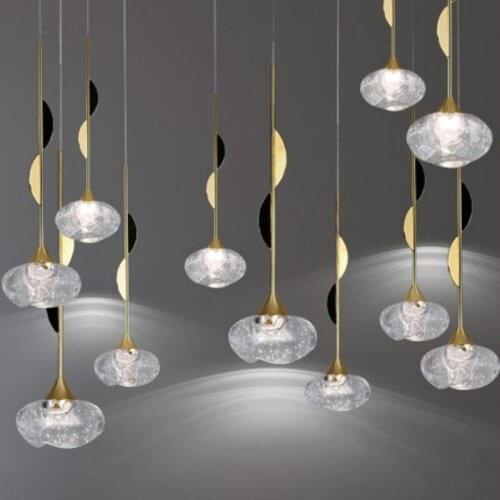 Modern Glass Ball Pendant Lights For Dining Room Indoor Home Kitchen Fixtures Hanging Lamp Bar Restaurant Decor Luminaire Luster