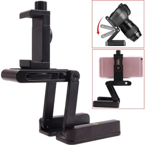 Z Type Tripod Heads Camera Tripod Flex Tilt Head + Phone Tripod Mount Smartphone Clip For for iPhone X 8 7 Plus Samsung S8 S9