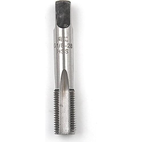 1pc HSS 55 degree G1/8"-28 HSS BSP Parallel British Standard Pipe Tap hss machineTaps 3/8"-18 NPT Taper Pipe Tap 70mm