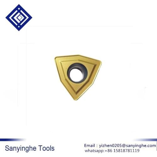 Free shipping high quality 10pcs/lots WCMX06T308R-53 YBG201 cnc carbide turning inserts
