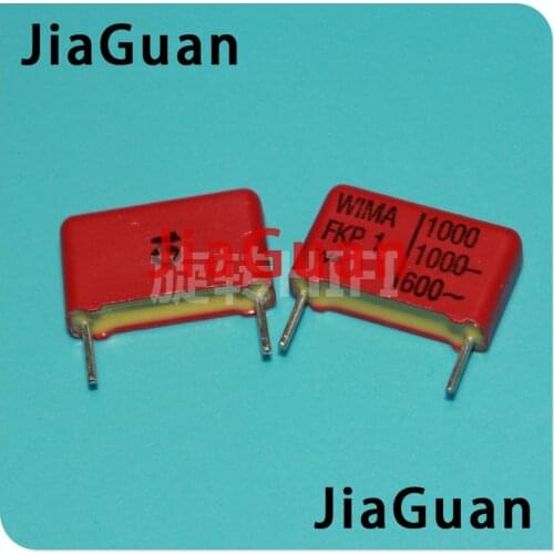 20PCS NEW RED WIMA FKP1 102 0.001UF 1000V PCM15 Audio 102/1000V hot sale FKP-1 1000PF 1KV p5mm 1000pF/1000V 1nF